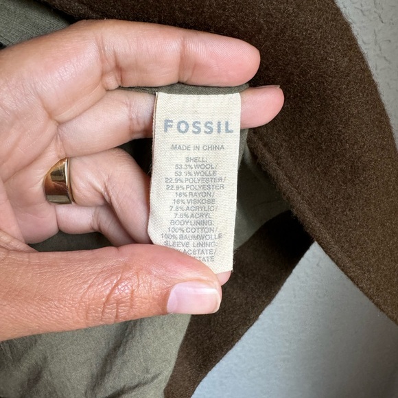 Fossil vintage green military jacket size M - Picture 7 of 8